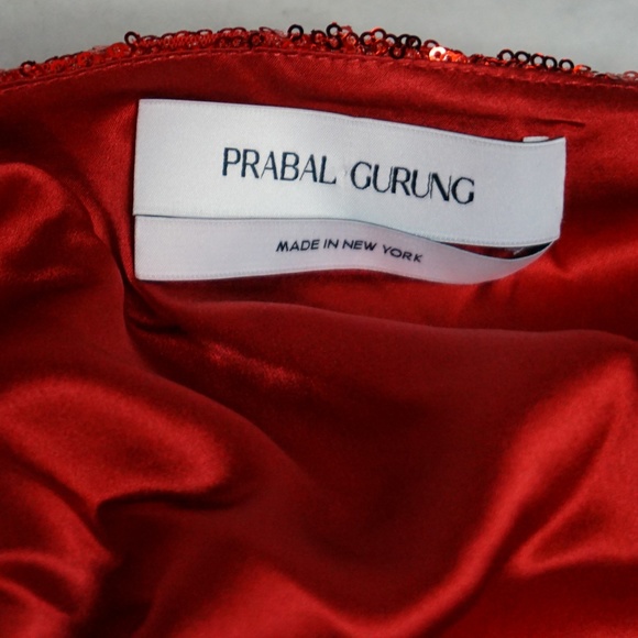 PRABAL GURUNG Off-The-Shoulder Sequin Top - Picture 6 of 6